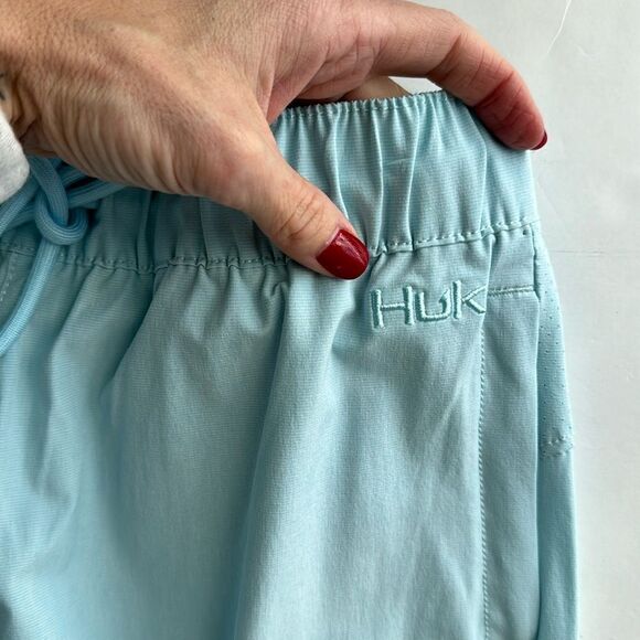 HUK Womens Blue Journey Roll Up Quick Dry Pants Size Small Fishing Boating Hike - Picture 7 of 15